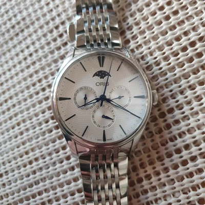 ORIS Artelier COMPLICATION SWISS AUTOMATIC MOON PHASE Watch 01 781 7729 4051.404 - Image 1 of 4