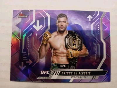 2025 Topps Finest UFC. DRICUS du PLESSIS Fando-monium. DDP. Case Hit SSP - Image 1 of 2