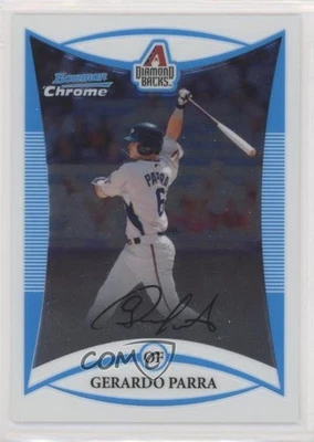 2008 Bowman Draft Prospects Chrome Gerardo Parra #BDPP103 - Image 1 of 2