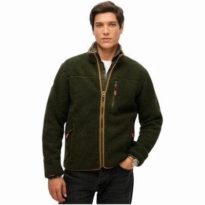 Giacca uomo SUPERDRY in pile mod. Sherpa Outdoor full zip - Imagen 1 de 4