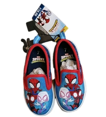 Spidey & Friends Toddler Boys Slip On Shoes SIZE 7 - Image 1 of 4