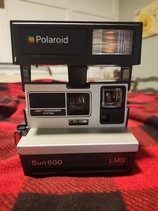 Vintage Polaroid Sun 600 Land Camera LMS w/ Strap TESTED Clean Condition Tested - Picture 1 of 4