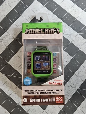 Accutime Microsoft Minecraft Green Educational Learning Touchscreen Smart Watch - Image 1 of 4
