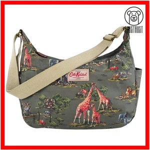 Cath Kidston Everyday Schulter Umhängetasche Safari Park Muster Wachstuch CP86 - Bild 1 von 13