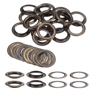 20Set Grommets Eyelets Kit 40mm Metal Eyelets with Washers Bronze - Picture 1 of 7