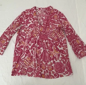 Tunica Lilly Pulitzer manica 3/4 top donna taglia S - Foto 1 di 8