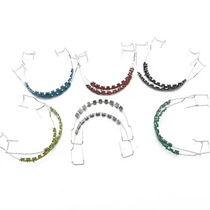 Colorful Dental Fake Braces With Hook Temporary Tooth Decoration With Metal W-mx - Picture 1 of 22