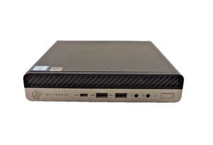 HP EliteDesk 800 G4 DM 35W Intel i5-8500T 8GB RAM 80GB SSD Win11 w/PSU Desktop - Afbeelding 1 van 5