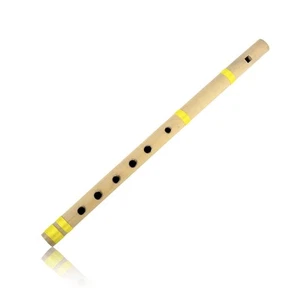 13 Inch Authentic Indian Wooden Bamboo Flute in 'C' Key Fipple Woodwind Music... - Picture 1 of 9