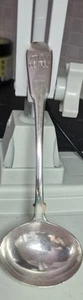 Antike massive Silber Soßenkelle 1801 König Georg III gepunzt 925,60g - Bild 1 von 5