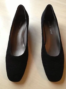 David Tate Women's Shoes Black Heels Gathered Size 9 Narrow NWOB - Picture 1 of 6