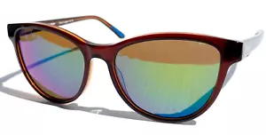 NEW Revo DAPHNE Brown POLARIZED Green Lens Cat Eye Sunglass 1101ECO 02 GN - Picture 1 of 13