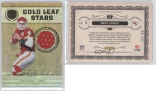 2011 Panini Gold Standard Gold Leaf Stars Materials /99 Matt Cassel #8
