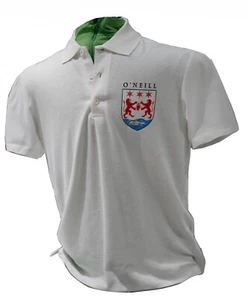 Irish Family Name Crest in Colour on White Polo Shirt Surnames Ahearne -Collins - Bild 1 von 12
