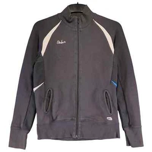 Umbro Motion Control Womens Jacket Size 12 Grey Long Sleeve High Neck - Picture 1 of 8