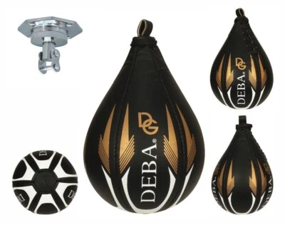 Deba Speedball Leder Boxen Punchingball Boxbirne Schlagbirne Boxball DE