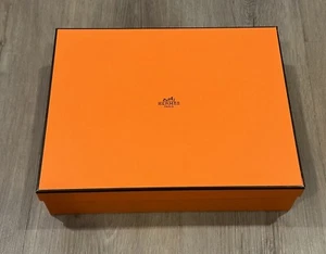 Authentic Hermès Orange Gift Storage Box Empty w/ Tissue 11.25”x8.75”x3” - Bild 1 von 10