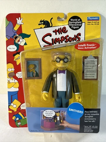 The Simpsons Smithers Series 1  World of Springfield Action Figure Playmates Cover