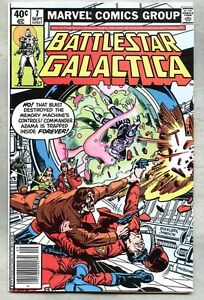 Battlestar Galactica #7-1979 comme neuf - émission de télévision Lorne Greene Marvel Rich Buckler