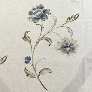 2002 Vintage Designer ZOFFANY "YASMIN" Woven Linen Floral Fabric 3.3M Squared - Picture 1 of 4