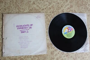 Highlight of Sunbury 74 Pt 2 Mushroom SAMPLE Vinyl LP Mackenzie Theory Skyhooks - Picture 1 of 5