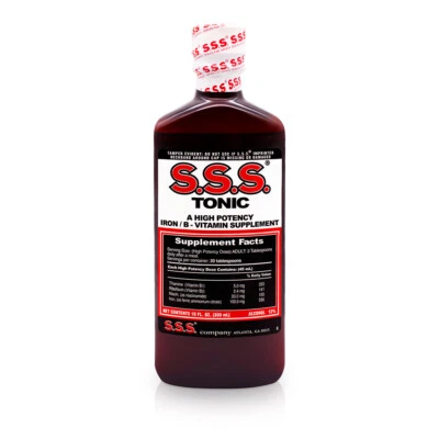 SSS TONIC SUPLEMENTO VITAMÍNICO HIERRO/B ALTA POTENCIA 10 oz -  Foto 1 de 3