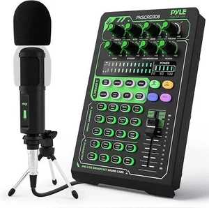 Pyle DJ Controller w/ 8 Sound Effects 8 Characters Sound & 8 Control Knobs - Picture 1 of 10