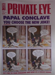 Private Eye magazine 2nd-15th May 2025 Papal Conclave: You choose the new joke! - Picture 1 of 1