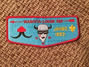Washita OA Lodge 288 Old Mint 1993 Jamboree Contingent Flap Patch - Bild 1 von 1