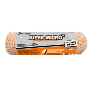 ROLLINGDOG Replacement Paint Roller Cover Microfiber 9", Nap 3/4" 19mm, 1/4" 6mm - Picture 1 of 4