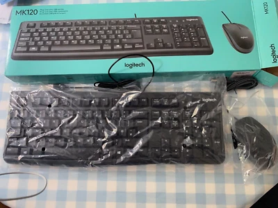 Logitech MK120 Keyboard and Mouse Set - Black - Image 1 of 4