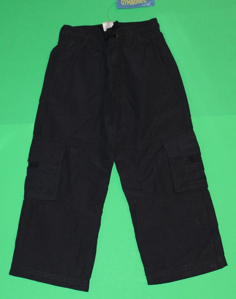 4 NWT Gymboree AHOY MATEY Black Lined Cargo Athletic PANTS Boys - Image 1 of 1