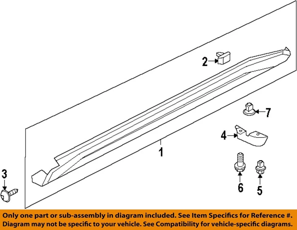 Tuerca clip ojal moldura basculante exterior Nissan OEM 76848AL500 Foto 1 de 1