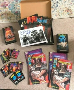 RARE Full Moon Video Press Kit Puppet Master CHARLES BAND AUTOGRAPH Trading Card - Picture 1 of 11