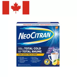 NeoCitran Extra Strength Total Cold Night Honey Lemon, 10 Einzeldosisbeutel (P - Bild 1 von 1