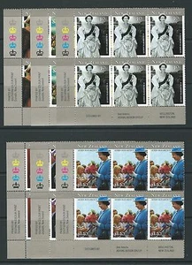 BLOQUES DE PLATOS DE CUMPLEAÑOS DE REINA ELIZABETH DE NUEVA ZELANDA SIN MONTAR COMO NUEVOS, SIN MONTAR - Imagen 1 de 1