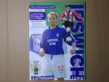 1999/00 Ipswich Town v Sheffield United, Division 1  29/01/00