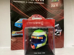 Caschi piloti  Ferrari FELIPE MASSA 2006   1:5,  Die-cast nuovo in teca - Foto 1 di 5