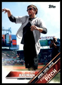 2016 Topps Update #FP-1 Jeff Bauman First Pitch - Picture 1 of 2