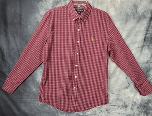 U.S. Polo Assn Dress Shirt SZ L Mens Button Down Long Sleeve - Picture 1 of 12