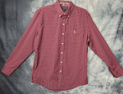 Camisa de vestir polo de EE. UU. TALLA L para hombre manga larga con botones Foto 1 de 4