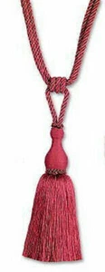 Kravet Design Single Tassel Pink Hatted Tieback MSRP $99/each - Bild 1 von 2