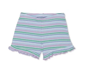 Garanimals Baby Girl's Ruffle Edge Purple Striped Shorts Size 6-9M New - Picture 1 of 4