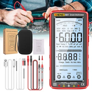 Digital Multimeter Messgerät Widerstand Kapazitätsmesser RMS Voltmeter Ohmmeter - Bild 1 von 12