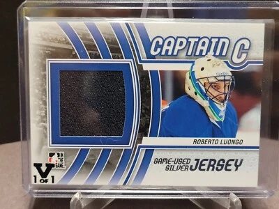 11-12 ITG Captain-C Jerseys Silver /90 #46 Roberto Luongo - Image 1 of 2
