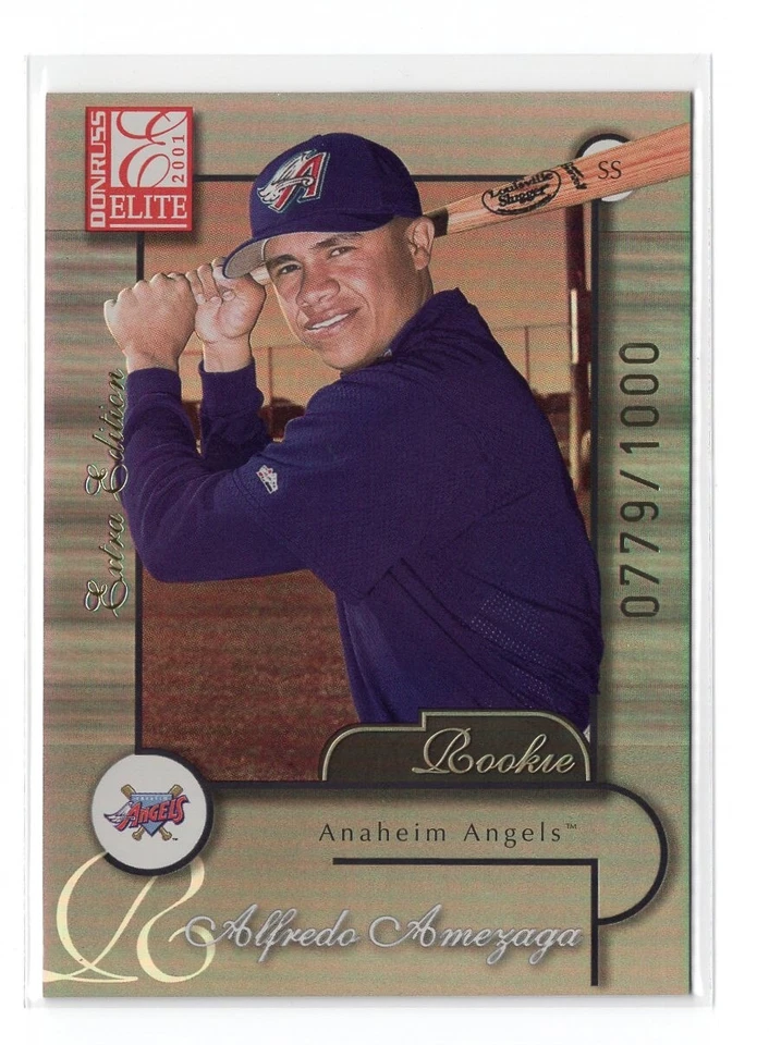 Baseball Card - 2001 Alfredo Amezaga 238 - Anaheim Angels Donruss MLB RC /1000 - Image 1 of 2