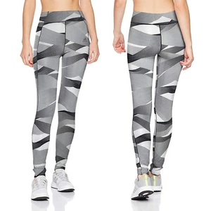 adidas Womens Ultimate Print AOP Leggings Ladies Full Length Sports Gym Tight - Picture 1 of 4