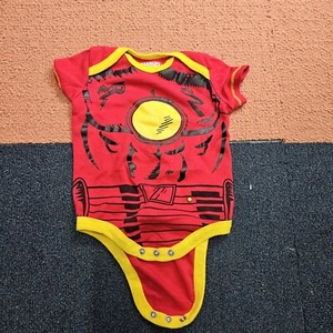 Iron Man Marvel Bebé Mameluco Body Una Pieza Disfraz 3-6m Rojo Tony Stark P0a - Imagen 1 de 4