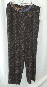 KATHERINE MARIE Multi Color Floral Gypsy Pants Women's Size 20W NWT - Picture 1 of 3