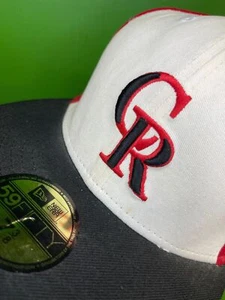 MLB Colorado Rockies New Era Baseball 59FIFTY Red White Black Cap 7-3/8 - Picture 1 of 7